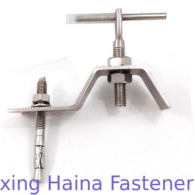 Ancla llana de acero inoxidable del sofito del revestimiento de la piedra de la pared de cortina de SS304 SS316