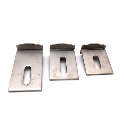 SS de acero inoxidables 304 soportes del hardware de la cubierta del apoyo de la esquina de 90 grados