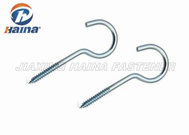 Hardening Heat Treatment Screw Eye Hooks For Buildings / Engeering Equipment