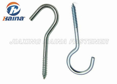 Hardening Heat Treatment Screw Eye Hooks For Buildings / Engeering Equipment