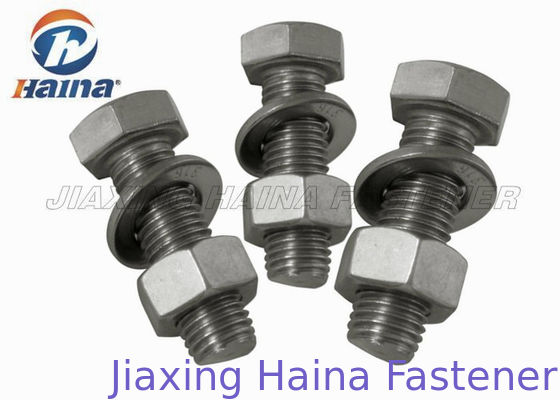 Medios pernos y nuez del pulgar de la cabeza ss304 ss316 M4-M36 del hexágono del hilo del GB