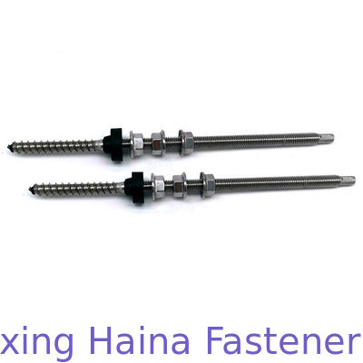 Pernos dobles métricos de montaje solares de la suspensión del hilo del extremo del tejado SUS304 SUS316